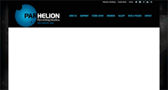 Desktop Screenshot of parhelionrecordingstudios.com