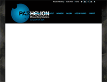 Tablet Screenshot of parhelionrecordingstudios.com